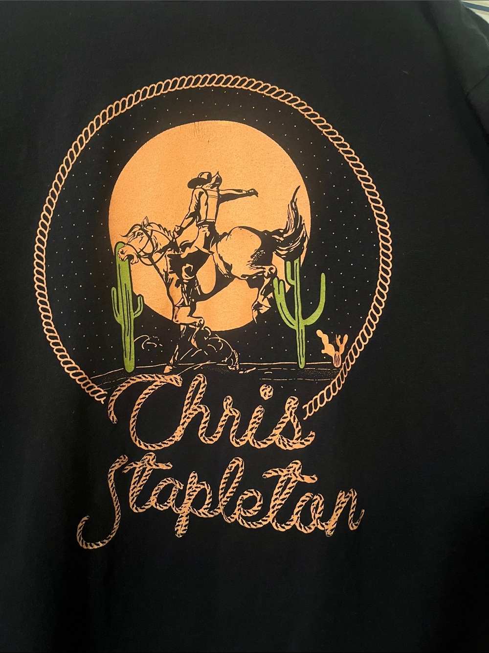 Chris Stapleton Rodeo Tee - Cowboy Sunset Design